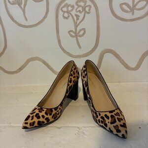 Leopard Print Pointed Toe Marc Fisher Heels